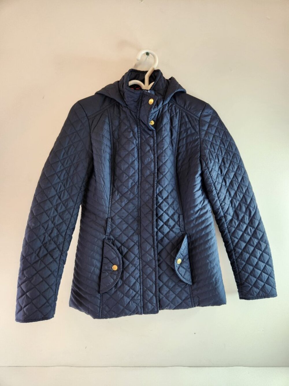 Tommy Hilfiger Quilted Jacket Womens Size XS Dark Blue